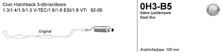 Honda 0H3-B5