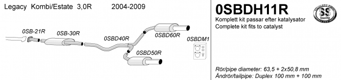 Subaru 0SBDH11R