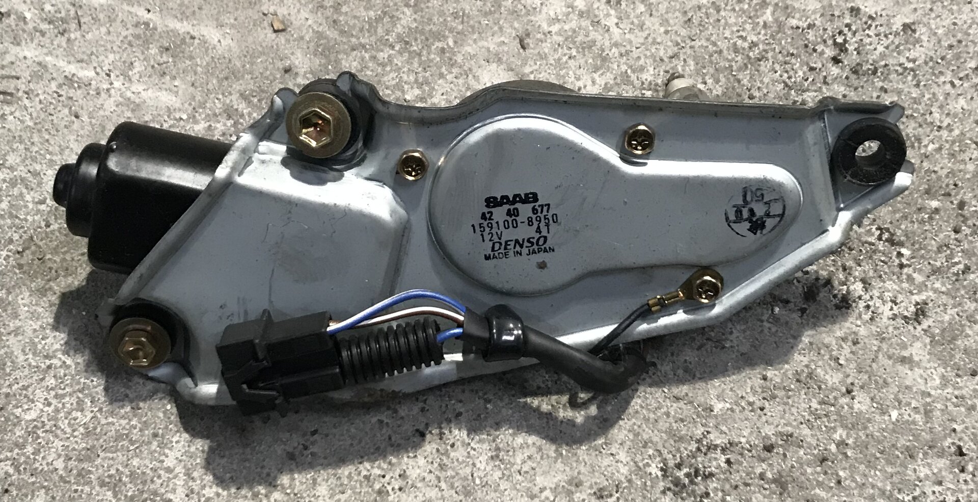 Wischermotor hinten Saab 900II/9-3 bis2002